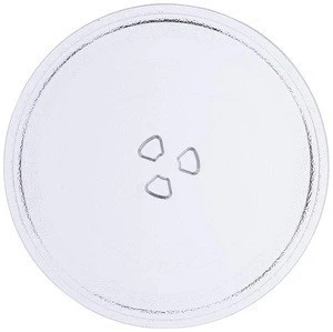 Small 9.6" / 24.5cm Microwave Glass Plate/Microwave Glass Turntable Plate Replacement - For Small Microwaves