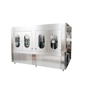 Small Carbonated Sparkling Soda Water Production Line With Soft Drink Bottle Cola Filling Machine