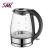 Import Small household appliances wholesale glass electric kettle 1.7l glass kettle water heater electric kettle from China