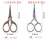 Import Small Stainless Steel Makeup Scissor Remover Curved Beard Eyelash Trimmer Eyebrow Scissors from China