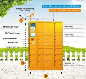 Smart Locker/parcel/delivery locker for apartment/supermarket