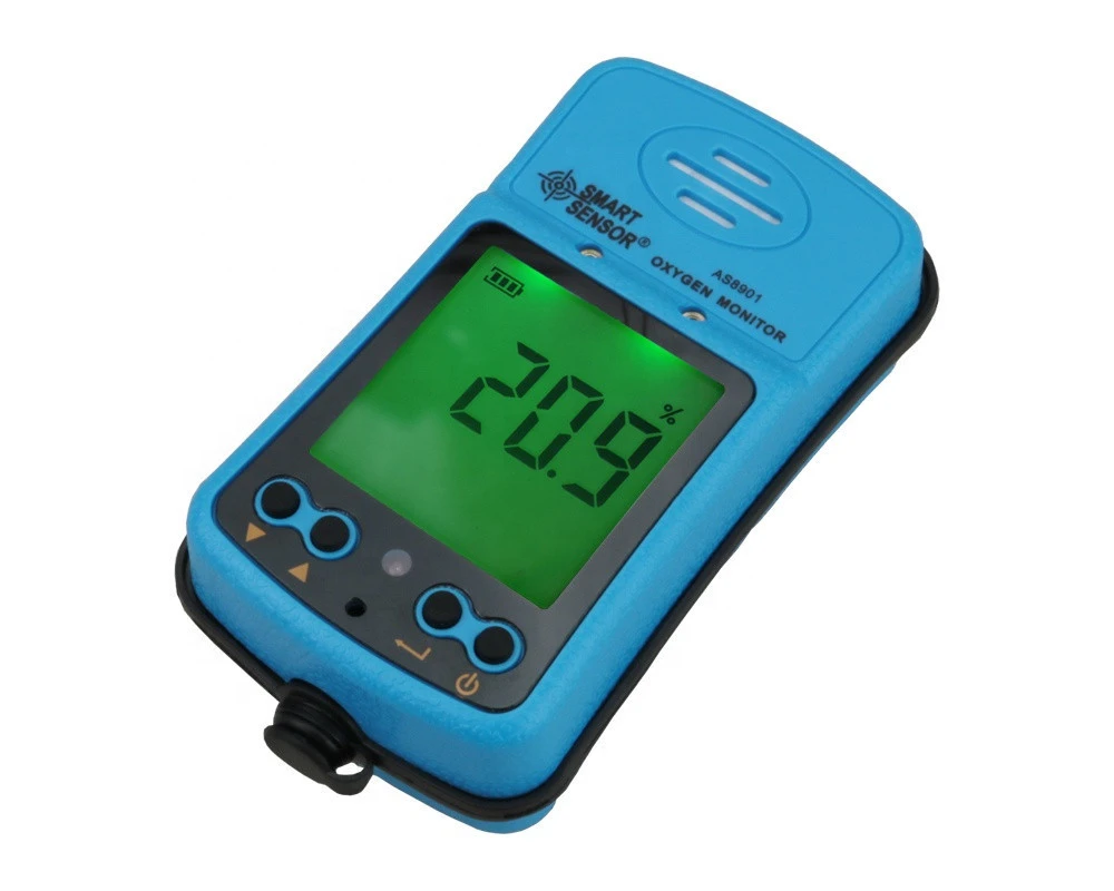 Smart Sensor AS8901 Digital Oxygen Monitor Tester Meter O2 Gas Concentration Detector Analyzer Measuring Instrument