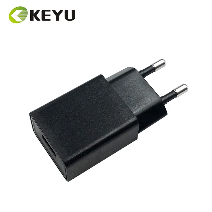 Smartphones accessories 5V1A 5W usb charger power adapter eu plug with CE Approved