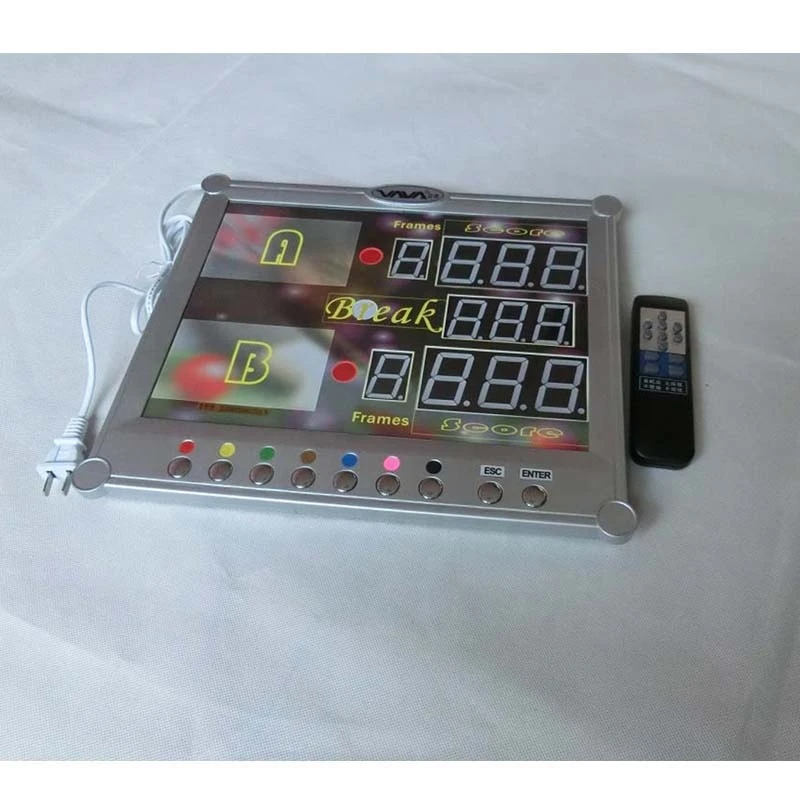 Snooker Billiards Electronic Scoreboard With wireless Remote Control