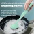 Import Soap Dispensing Dish Brush, Kitchen Scrub Brush for Pans Pots Sink - with 1 Handle and 2 Brush Heads from China