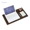 Solid Color PU leather office computer table desk mat Desk Pad