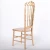 Import Solid wood cheap gold royal high back napoleon chair from China