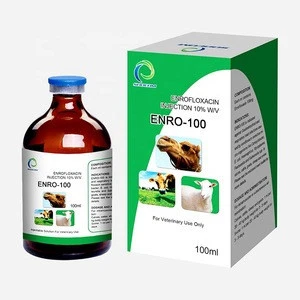 Soocom animal medication veterinary antibiotic medicine enrofloxacin injection for pigeon