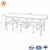 Import Space-saving Malaysia folding school canteen/restaurant furniture dining table set from China