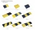 Import Speed bump hump rubber hump parking sloping modular road heavy duty speed hump for roadway from China