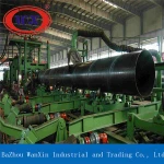 spiral welded pipe making machine
