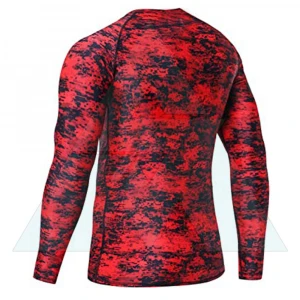 Sports Wear Factory Price Men Quick Dry Moisture Wicking Long Sleeves Rash Guard For Adults In Best Price