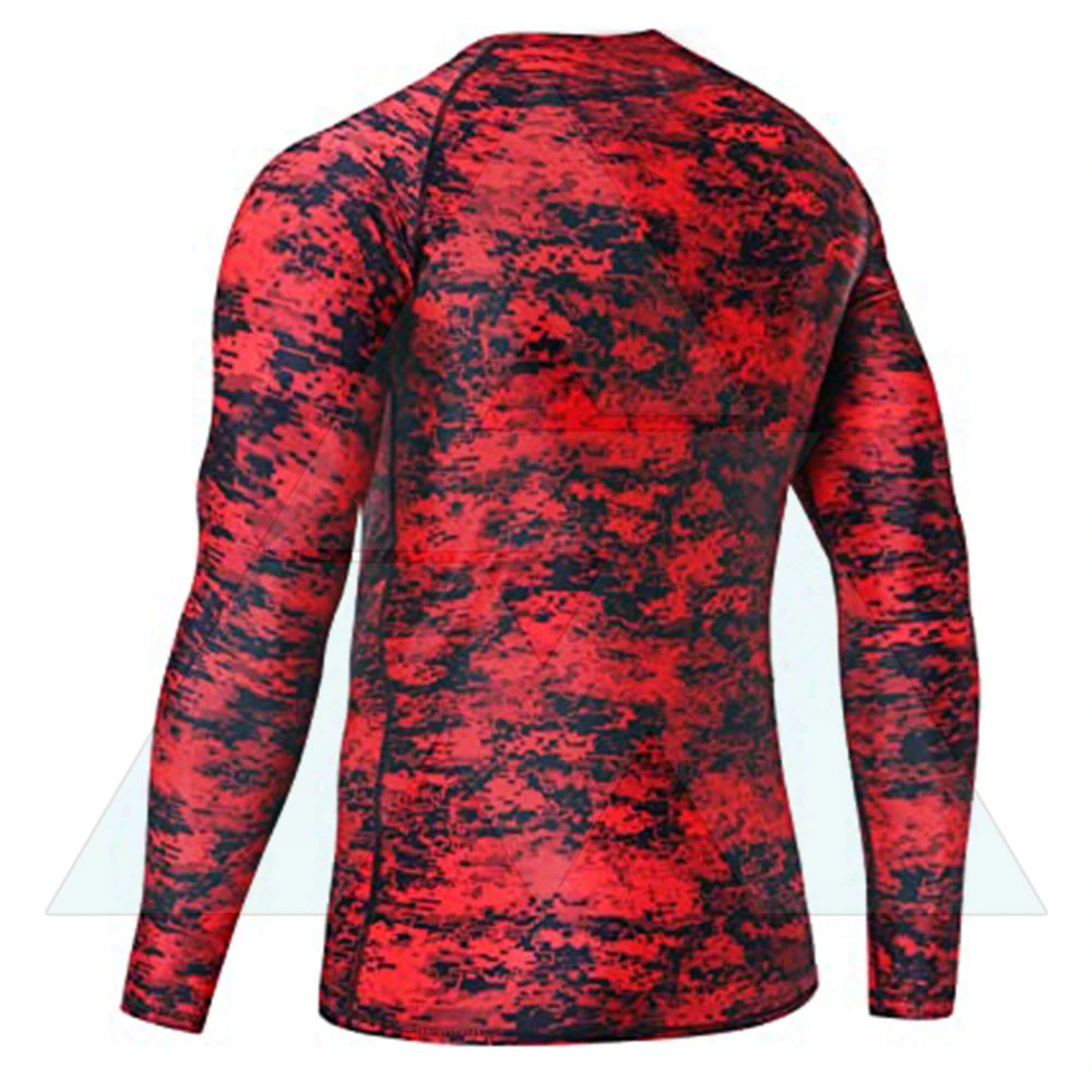 Sports Wear Factory Price Men Quick Dry Moisture Wicking Long Sleeves Rash Guard For Adults In Best Price