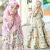 Import Spring Autumn Girl kids dress Long Sleeve islamic clothing Floral Muslim Dress girls casual dresses from China