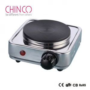 S/S 500W Electric Single Burner Hotplate Cooker charcoal burner