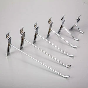 stainless steel cardboard display stand with hooks