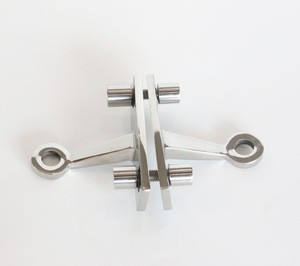 Stainless steel curtain wall accessories point fixed two arms glass spider
