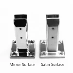 Stainless Steel Glass Clamp Glass Spigots Post Balustrade Stairs Railing Pool Balcony Fence Floor Glass Mounting Brackets