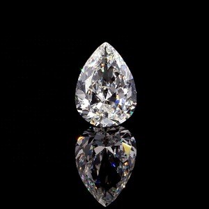 Starsgem 1 carat F White Color Pear Shape HPHT Loose Lab Grown Diamond