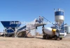 Stationary concrete batching plant with aggregate batching machine for sale