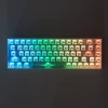 Steel Mechanical Keyboard Kit MK68 White/Black RGB DIY Gaming Keyboard Bluetooth/2.4g/Type-C Suitable