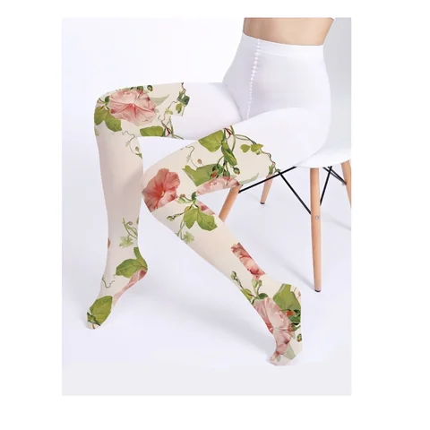 Sublimated Floral Printed  seamless Looking Custom Design sublimated Yoga Legging for Women In Different Grades