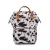 Import Sunflower Cow Bull Skull Leopard Printed Backpack High Capacity Mommy Diaper Bags from China