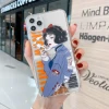 Sunny Clear Flexible Cool Girl Pattern Cases For Iphone 6 7 8 XS XR MAX 11 12 Soft IMD Shockproof Cell Phone Accessories