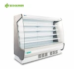 Supermarket Multi-desk Refrigerator Showcase Equipment for Display Drinks, Milks or Fruits