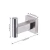 Import SUS 304 Stainless Steel Coat Hook Single Towel/Robe Clothes Hook for Bath Kitchen Garage Heavy Duty Contemporary Square Style Wa from China