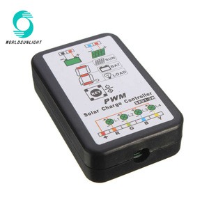 SX01-3A 3A 6V 12V PWM Intelligent Solar Panel Light Controller Battery Charge Controller for Warning aviation obstruction light