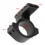 Tactical 25.4mm 30mm Scope Ring Mount Barrel Flashlight Mounts Adapter 20mm Weaver Picatinny Rail Rifle Hunting Accessories
