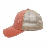Tail Cap Cross Messy Buns Caps Baseball Dad Trucker Mesh Hat Sports Caps