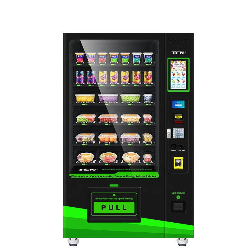 TCN cake fruit and salad automatic vending machine farm egg vending machine UK