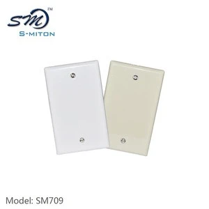 Telephone ABS material Faceplate Blank Wall Plate Jack