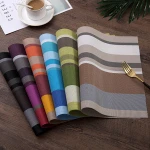 Texilene heated vinyl placemats disposable placemats baby