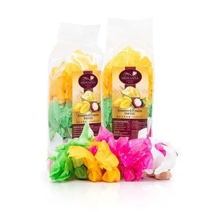 Thai Thailand Halal fruity sugus soft candy Natural fruit candy gummy in Assorted Fruit Toffee