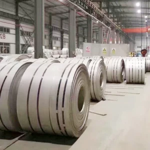 The manufacturer supplies rolled stainless steel sheet with original rolls