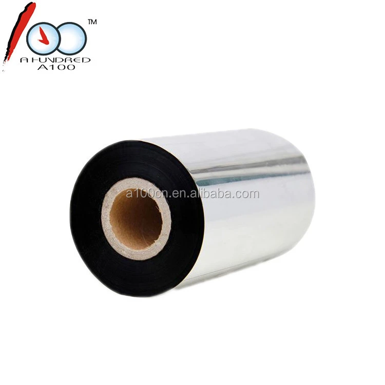 Thermal transfer enhanced wax ribbon 30mm/50mm/90mm/100mm/110mm * 300m for barcode printer