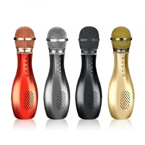 Time Limited Wholesale Portbale Fashion Usb Wireless Ktv Microphone Karaoke Q007 Microphone For Song Recording