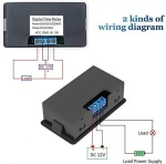 Timer Relay DC 12V/ 110-220V Programmable Digital Time Cycle Delay Switch Module 1500W 220V 110V ON-OFF Control 0-999 Second Min