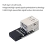 TISHRIC USB 2.0 Expansion card Motherboard USB Hub 9pin to 2 port USB 2.0 Female header to Dual USB2.0 A Female Adapt