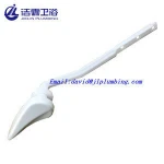 Toilet tank flush lever for American Standard, 45 Degree