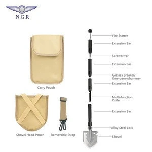 Top quality Military Portable Folding Shovel-Multi Purpose Steel Spade Outdoor Survive Equipment for Camping,Hunting,Fishing