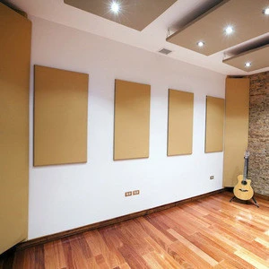 Top Quality Soundproofing Materials Cheap Polyester Fiber Wooden Acoustic Panel