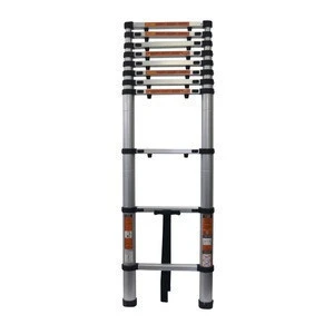 Top seller 3.2m aluminum telescopic ladder / extension ladder for finger protection