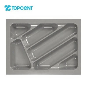 Topcent kitchen accessories moderrn plastic drawer cutlery trays