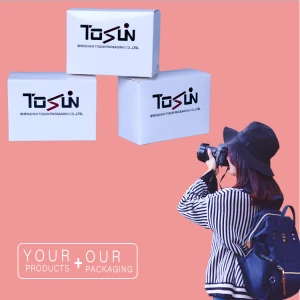 TOSUN Custom Card Board Box USB Cable Charger Adapter Packaging Phone Case Cardboard Paper Boxes