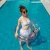 Import Transparent Sequin Inflatable Flamingo Rainbow Unicorn pool Float swimring Swimming Float Tube Circle pool Summer Party Pool Toy from China