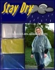Travel clear PE poncho/Arctic emergency poncho/Hiking emergency disposable rain cape for outdoor events